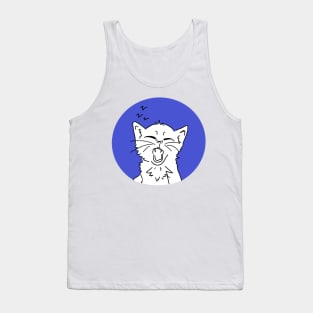 Sleepy kitty Tank Top